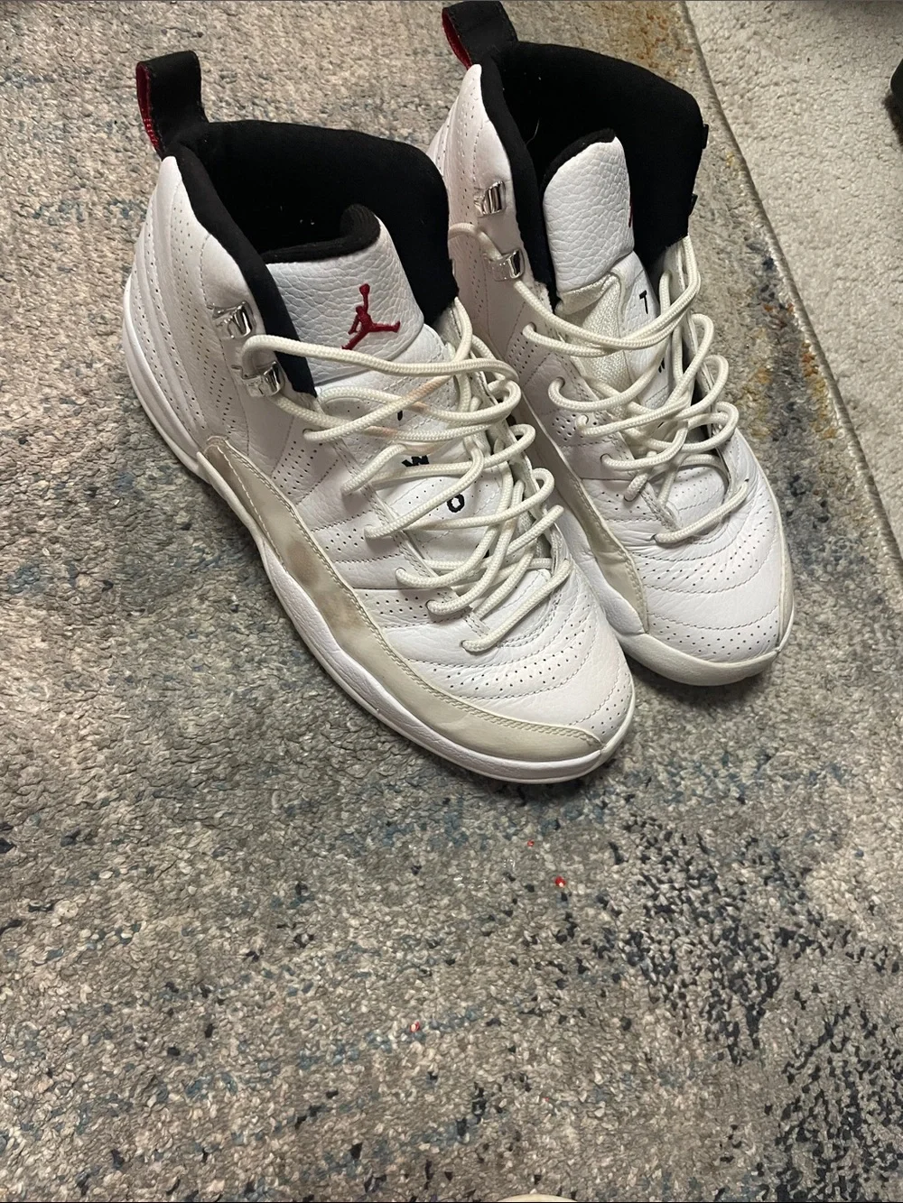Jordan 12 “Rising Sun” High-Top Basketball Sneakers